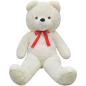 Preview: Weicher XXL-Plüsch-Teddybär Weiß 135 cm
