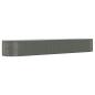 Preview: Hochbeet Pulverbeschichteter Stahl 507x100x68 cm Grau