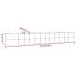Preview: Hochbeet Pulverbeschichteter Stahl 507x100x68 cm Grau