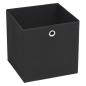 Preview: Aufbewahrungsboxen 4 Stk. Vliesstoff 32x32x32 cm Schwarz