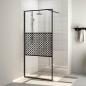 Preview: ARDEBO.de - Duschwand f?r Begehbare Dusche mit Klarem ESG Glas 100x195 cm