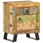 Preview: ARDEBO.de - Nachttisch 40x30x50 cm Recyceltes Massivholz