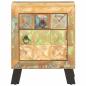 Preview: Nachttisch 40x30x50 cm Recyceltes Massivholz