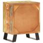 Preview: Nachttisch 40x30x50 cm Recyceltes Massivholz