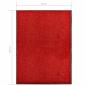 Preview: Fußmatte Waschbar Rot 90x120 cm