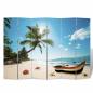 Preview: Raumteiler klappbar 217x170 cm Strand