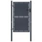 Preview: ARDEBO.de - Gartentor aus Stahl 100 x 200 cm Anthrazit