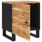 Preview: Nachttisch 40x33x46 cm Massivholz Akazie