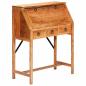 Preview: ARDEBO.de - Schreibtisch 90×40×107 cm Massivholz Akazie