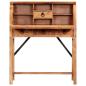 Preview: Schreibtisch 90×40×107 cm Massivholz Akazie