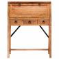 Preview: Schreibtisch 90×40×107 cm Massivholz Akazie