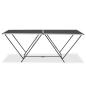 Preview: Tapeziertisch Klappbar MDF und Aluminium 200×60×78 cm