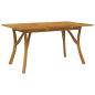 Preview: Gartentisch 150x90x75 cm Massivholz Akazie