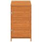 Preview: Geräteschuppen Braun 55x52x112 cm Massivholz Tanne