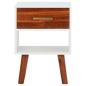 Preview: Nachttisch Akazienholz Massiv 40x30x57 cm
