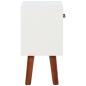 Preview: Nachttisch Akazienholz Massiv 40x30x57 cm