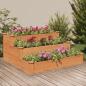Preview: ARDEBO.de - Hochbeet Braun 120x120x56 cm Massivholz Tanne