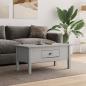 Preview: ARDEBO.de - Couchtisch BODO Grau 100x55x46 cm Massivholz Kiefer