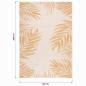 Preview: Outdoor-Teppich Flachgewebe 140x200 cm Blattmuster