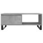 Preview: Couchtisch Betongrau 90x60x35 cm Holzwerkstoff