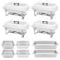 Preview: Chafing Dish Set 4-tlg. Edelstahl