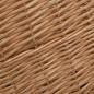 Preview: Holzkorb mit Tragegriffen 78 x 54 x 34 cm Natur Weide