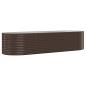 Preview: Hochbeet Verzinkter Stahl 322x100x68 cm Braun
