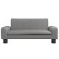 Preview: Hundebett Grau 70x45x30 cm Kunstleder