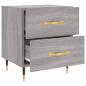 Preview: Nachttische 2 Stk. Grau Sonoma 40x35x47,5 cm Holzwerkstoff