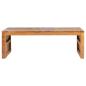 Preview: TV-Schrank 110x60x38 cm Massivholz Teak
