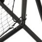 Preview: Fußball-Rebounder Schwarz 366x90x183 cm HDPE