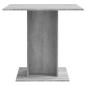 Preview: Esstisch Grau Sonoma 80x80x75 cm Holzwerkstoff