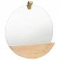 Preview: Wandspiegel Kiefer Massivholz 35 cm