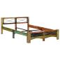 Preview: Massivholzbett ohne Matratze Altholz 140x200 cm