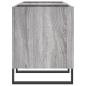 Preview: Plattenschrank Grau Sonoma 121x38x48 cm Holzwerkstoff