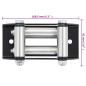 Preview: 4-Wege-Rollenseilfenster Stahl 3500-4500 lbs
