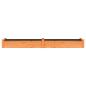 Preview: Hochbeet mit Einsatz Braun 240x45x25 cm Massivholz Tanne