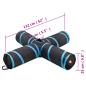 Preview: Katzentunnel 4-Wege Schwarz und Blau 132 cm Polyester