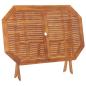 Preview: Gartentisch Klappbar 135x85x75 cm Massivholz Akazie