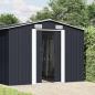 Preview: Gerätehaus 257x392x181 cm Metall Anthrazit
