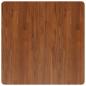 Preview: Tischplatte Quadratisch Dunkelbraun 80x80x1,5cm Eiche Behandelt