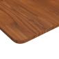 Preview: Tischplatte Quadratisch Dunkelbraun 80x80x1,5cm Eiche Behandelt