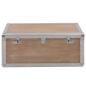 Preview: Aufbewahrungsbox Tannenholz Massiv 91x52x40 cm Braun