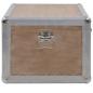 Preview: Aufbewahrungsbox Tannenholz Massiv 91x52x40 cm Braun