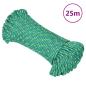 Preview: ARDEBO.de - Bootsseil Grün 4 mm 25 m Polypropylen