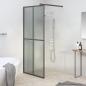 Preview: ARDEBO.de - Duschwand f?r Walk-in Dusche 90x195 cm Dunkles Sicherheitsglas
