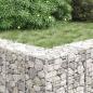Preview: Gabionen-Hochbeete 3 Stk. 30x30x150 cm Eisen