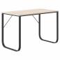 Preview: Computertisch Schwarz und Eiche-Optik 110x60x73cm Holzwerkstoff
