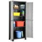 Preview: ARDEBO.de - Kunststoffschrank 68x39x171,5 cm