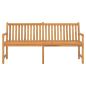 Preview: Gartenbank 180 cm Massivholz Teak